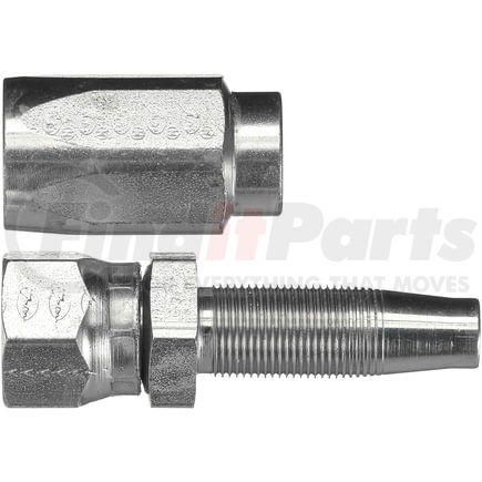 Gates G34210-0504 Dual Seat Female JIC 37/SAE 45 Flare Swivel - Steel (C5CXH, C5C, C5D & C5M Hose)