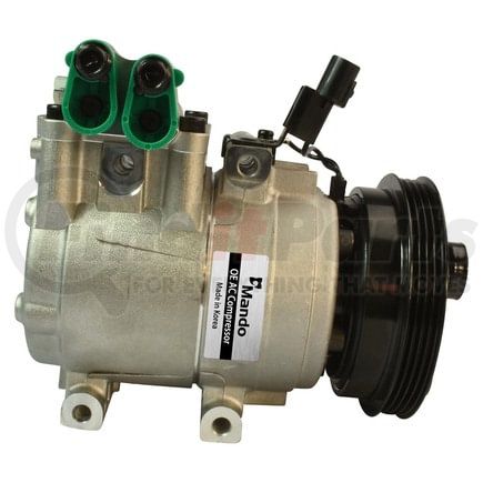 Mando 10A1006 New OE AC Compressor w/ Clutch & Pre-filled Oil, Direct Replacement