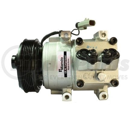 Mando 10A1016 New OE AC Compressor w/ Clutch & Pre-filled Oil, Direct Replacement