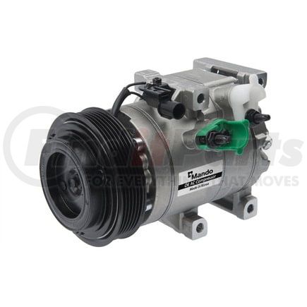 Mando 10A1067 New OE AC Compressor w/ Clutch & Pre-filled Oil, Direct Replacement