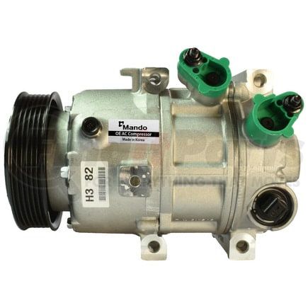 Mando 10A1414 New OE AC Compressor w/ Clutch & Pre-filled Oil, Direct Replacement