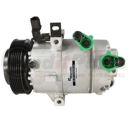 Mando 10A1421 New OE AC Compressor w/ Clutch & Pre-filled Oil, Direct Replacement