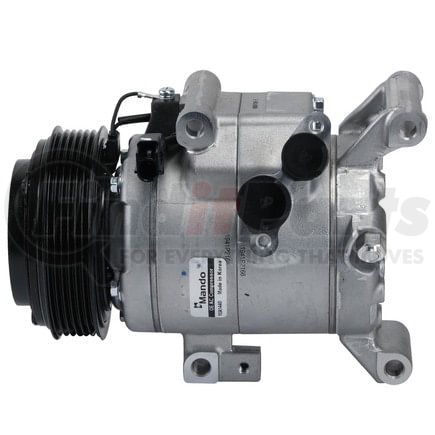 Mando 10A1440 New OE AC Compressor w/ Clutch & Pre-filled Oil, Direct Replacement