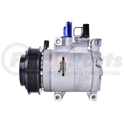 Mando 10A1442 New OE AC Compressor w/ Clutch & Pre-filled Oil, Direct Replacement