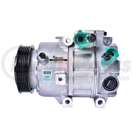 Mando 10A1446 New OE AC Compressor w/ Clutch & Pre-filled Oil, Direct Replacement