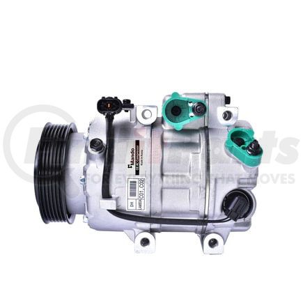 Mando 10A1497 New OE AC Compressor w/ Clutch & Pre-filled Oil, Direct Replacement