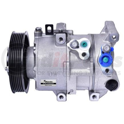 Mando 10A1503 New OE AC Compressor w/ Clutch & Pre-filled Oil, Direct Replacement