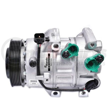 Mando 10A1551 New OE AC Compressor w/ Clutch & Pre-filled Oil, Direct Replacement