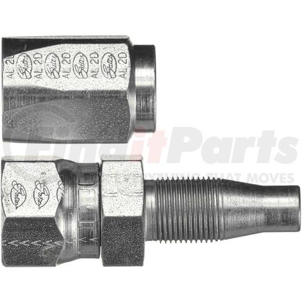 Gates G35210-0404 Dual Seat Female JIC 37/SAE 45 Flare Swivel - Steel (C5E Hose)