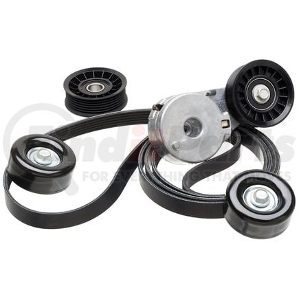 Gates 90K38104B Complete Serpentine Belt Drive Component Kit