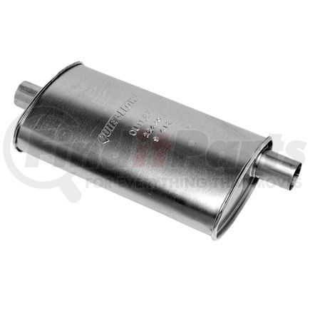 Walker Exhaust 22430 Quiet-Flow SS Direct Fit Exhaust Muffler 2" Inlet (Inside) 2" Outlet (Outside)