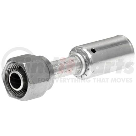 Gates G47590-1210 Female SAE Tube O-Ring Nut Swivel - Aluminum (PolarSeal II ACB)