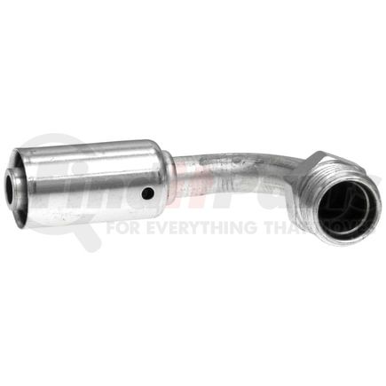 Gates G475990606 Male Inverted O-Ring - 90 Bent Tube - Aluminum (PolarSeal II ACB)
