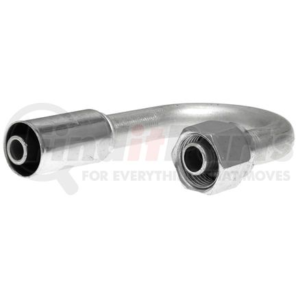 Gates G476101212 Female SAE Tube O-Ring Nut - 180 Bent Tube - Aluminum (PolarSeal II ACB)