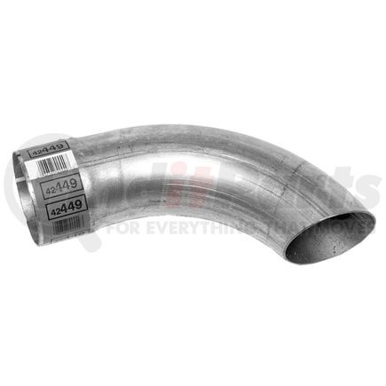 Walker Exhaust 42449 Heavy Duty Exhaust Tail Pipe 3.5" Inlet (Inside)  3" Outlet (Outside)