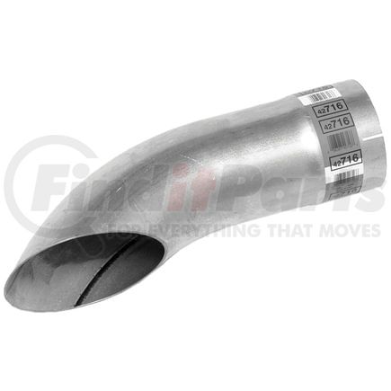 Walker Exhaust 42716 Heavy Duty Exhaust Tail Pipe 5" Inlet (Inside)  5" Outlet (Outside)