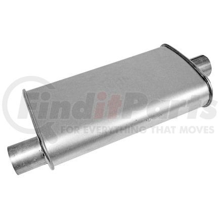 Walker Exhaust 17604 Installer Turbo Universal Exhaust Muffler 2" Inlet (Inside)  2" Outlet (Inside)