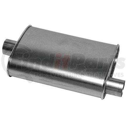 Walker Exhaust 17611 Installer Turbo Universal Exhaust Muffler 2" Inlet (Inside)  2" Outlet (Inside)