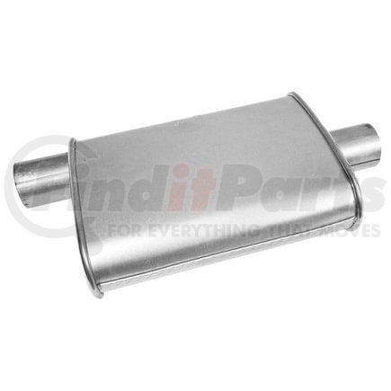 Walker Exhaust 17602 Installer Turbo Universal Exhaust Muffler 2" Inlet (Inside)  2" Outlet (Inside)