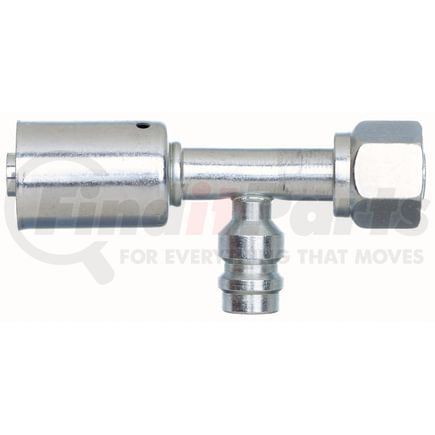 Gates G45588-0606 Female SAE Tube O-Ring Nut Swivel-R134a Service Port-Aluminum (PolarSeal ACA)