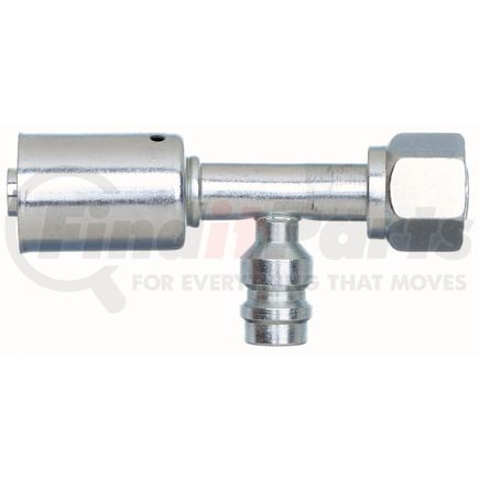 Gates G45588-0808 Female SAE Tube O-Ring Nut Swivel-R134a Service Port-Aluminum (PolarSeal ACA)