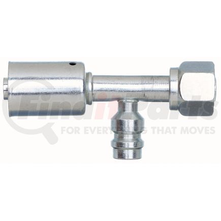 Gates G45588-1210 Female SAE Tube O-Ring Nut Swivel-R134a Service Port-Aluminum (PolarSeal ACA)