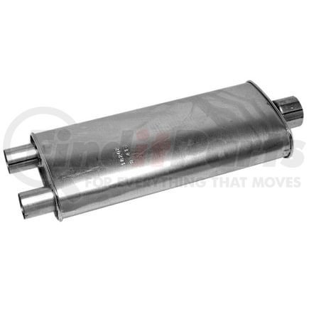 Walker Exhaust 18202 SoundFX Direct Fit Exhaust Muffler 3" Inlet (Inside) 2.25" Outlet (Inside)