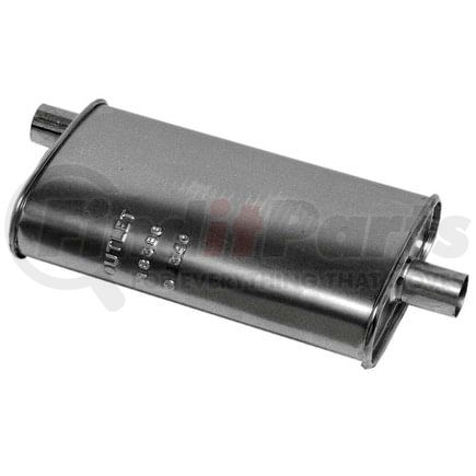 Walker Exhaust 18386 SoundFX Direct Fit Exhaust Muffler 1.5" Inlet (Inside)  1.5" Outlet (Inside)