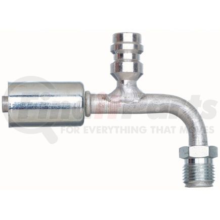 Gates G45613-1010 Male Inverted O-Ring-R134a Svc Port-90 Bent Tube-Aluminum (PolarSeal ACA)