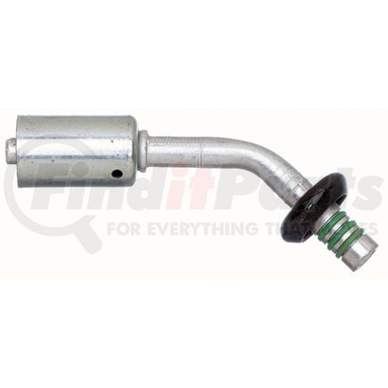 Gates G45949-1010 Male (Ford) Spring Lock - 45 Bent Tube - Aluminum (PolarSeal ACA)