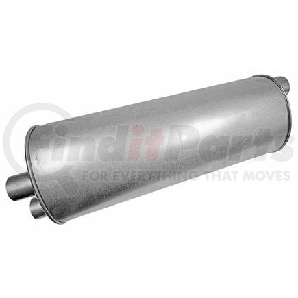 Walker Exhaust 18824 SoundFX Direct Fit Exhaust Muffler 2" Inlet (Inside)  2.75" Outlet (Outside)