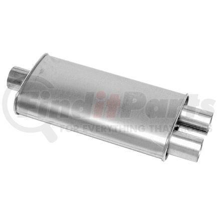 Walker Exhaust 18925 SoundFX Direct Fit Exhaust Muffler 2.25" Inlet (Inside)  2.5" Outlet (Outside)