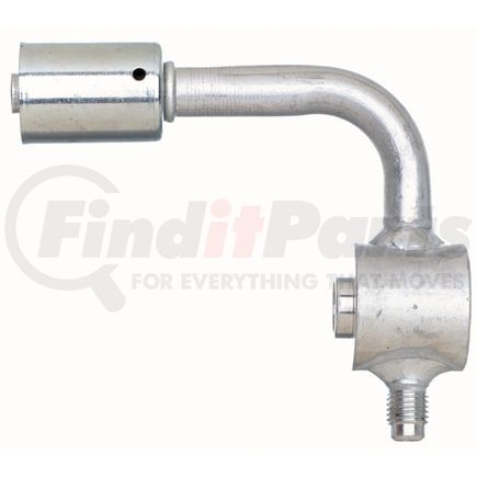 Gates G45961-1208 Compressor Block-Single Reverse w/Switch or Service Port-90 Bent Tube-Aluminum