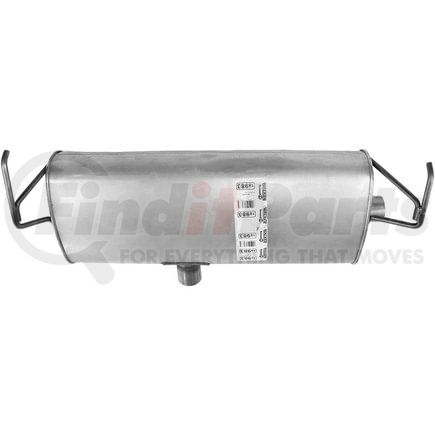 Walker Exhaust 18983 SoundFX Direct Fit Exhaust Muffler 2.25" Inlet (Inside)  2.25" Outlet (Inside)