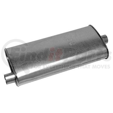 Walker Exhaust 21353 Quiet-Flow SS Direct Fit Exhaust Muffler 2" Inlet (Inside) 2" Outlet (Inside)