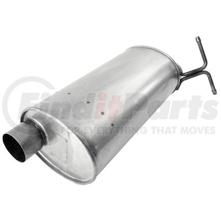 Walker Exhaust 21593 Quiet-Flow SS Direct Fit Exhaust Muffler 3" Inlet (Inside)  3" Outlet (Inside)