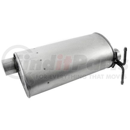 Walker Exhaust 21587 Quiet-Flow SS Direct Fit Exhaust Muffler 3" Inlet (Inside)  3" Outlet (Inside)