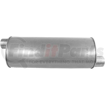 Walker Exhaust 21742 Quiet-Flow SS Direct Fit Exhaust Muffler 3" Inlet (Inside)  3" Outlet (Inside)