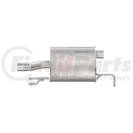 Walker Exhaust 22063 Quiet-Flow SS Direct Fit Exhaust Muffler 2" Inlet (Inside)  2" Outlet (Inside)