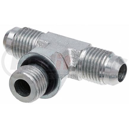 Gates G60350-1212 Male JIC 37 Flare on Run to Male O-Ring Boss - Tee (SAE to SAE)