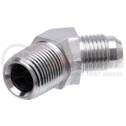 Gates G60497-1616 Male JIC 37 Flare to Male Pipe NPTF - 45 (SAE to SAE)