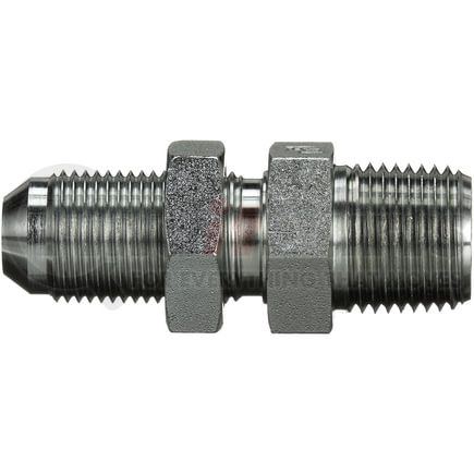 Gates G60541-1616 Male JIC 37 Flare Bulkhead to Male Pipe NPTF (SAE to SAE)