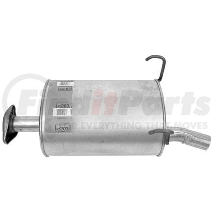 Walker Exhaust 52203 Quiet-Flow SS Ajuste directo Ensamble de Mofle de Escape