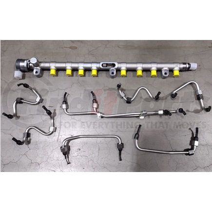 International 2517651C91 Fuel Injection Fuel Rail and Lines Kit, Navistar Compatible