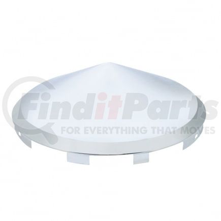 United Pacific 10099 Axle Hub Cap - Front, Universal, Chrome, Pointed, 7/16" Lip