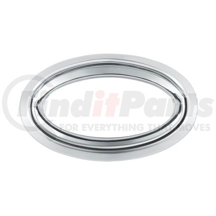 United Pacific 20593 Emblem Trim - Glove Box Bezel, for Peterbilt