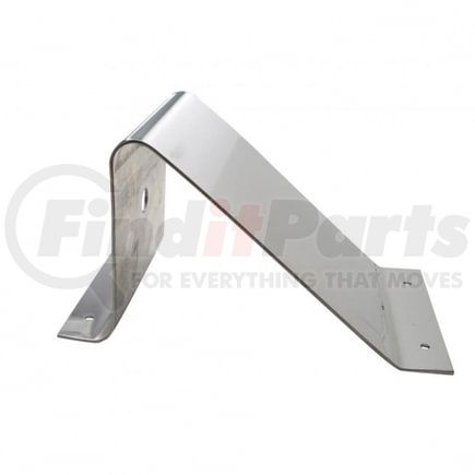 United Pacific 20650 Work Light Mounting Bracket - Vehicle-Mounted, Stainless, Triangle Light Bracket