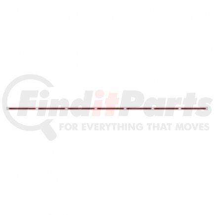 United Pacific 20882 Light Bar - 94", Stainless Steel, Red LED/Lens, 12" Reflector, with Seven 19-LED