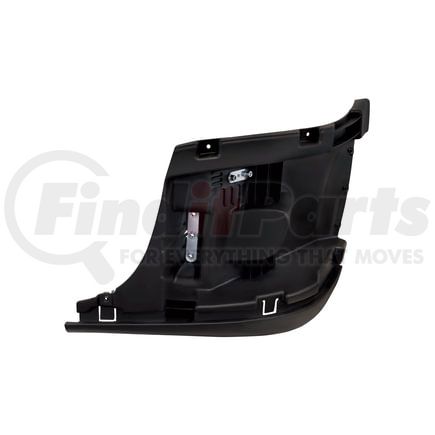 United Pacific 20893 Bumper End Reinforcement - LH, without Fog Light Hole, for 2008-2017 Freightliner Cascadia