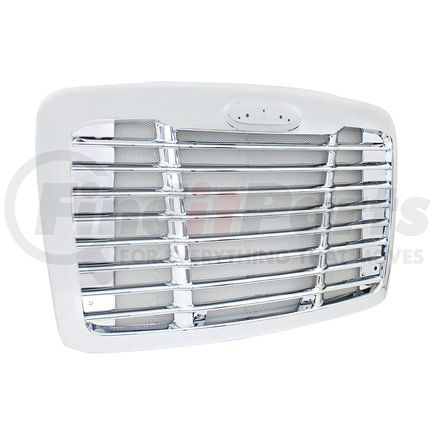 United Pacific 21140 Grille - Chrome, with Chrome Bug Screen, for Freightliner Cascadia